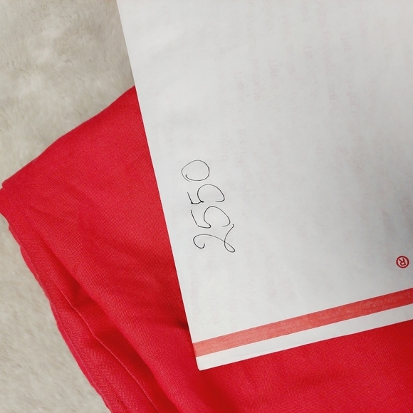 Ashley Stewart Red High Rise Wide Leg Cropped Pants  2550 - Picture 9 of 9